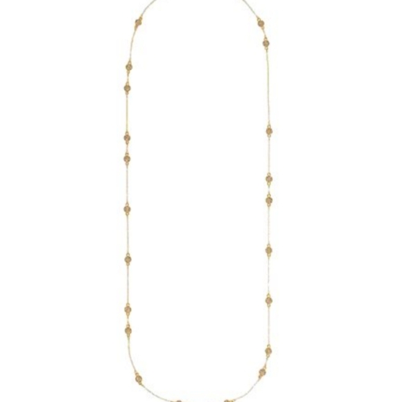 Kate Spade Gatsby Dot Mini Scatter Necklace, Gold/Clear - Picture 1 of 7